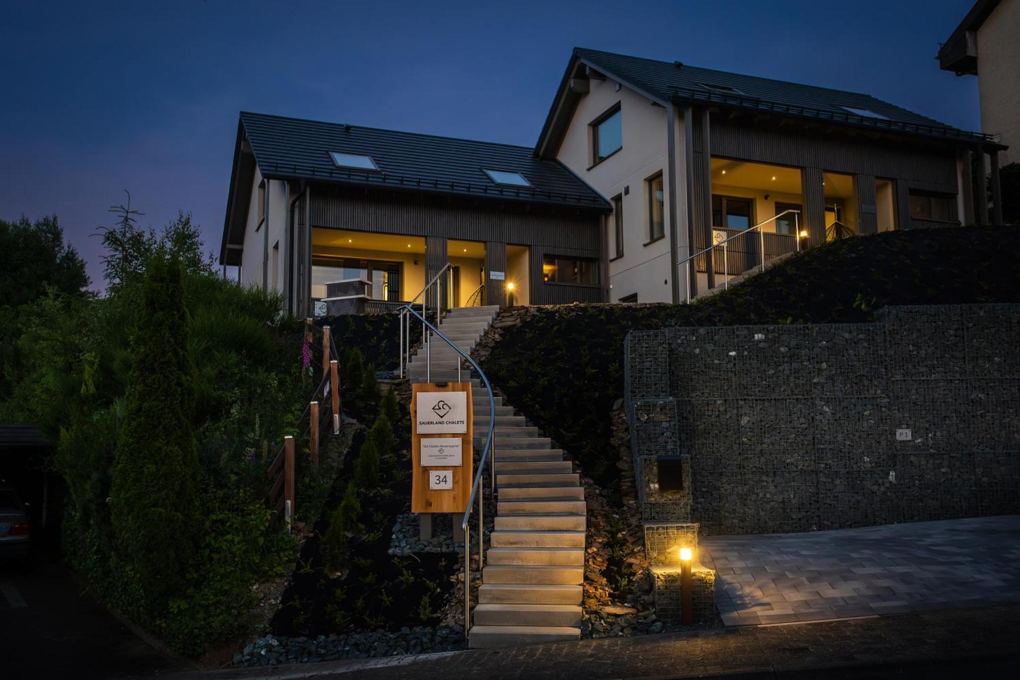 Sauerland Chalets - "Die Chalets Herzenssache" วินเทอร์แบร์ก ภายนอก รูปภาพ